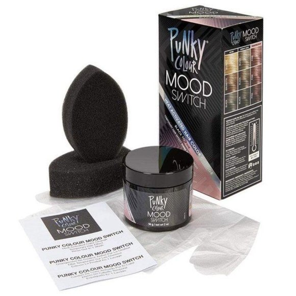 Punky Colour Mood Switch Heat Activated Hair Color Change Black To Pink Sealed - Picture 11 of 12